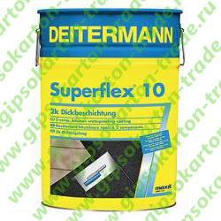 Двухкомпонентная гидроизолирующая масса Deitermann Superflex 10 (30л)