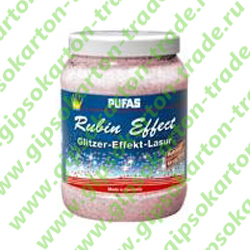 ПУФАС Лазурь на акриловой основе рубин эффект (1,5л) Rubin Effect Lasur (немороз)