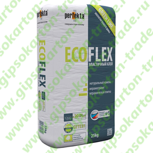 Клей плиточный Perfekta® - Green Line Ecoflex (C2TE S1) Dustfree